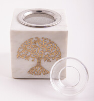 Aroma lamp "Tree of Life" with sieve made of marble stone