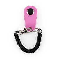 Training clicker with hand strap Pink