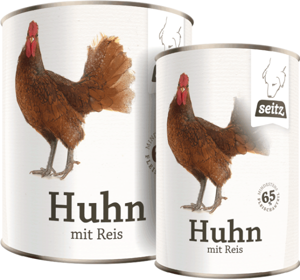 HUHN mit Reis SEITZ Premiumfutter 800g