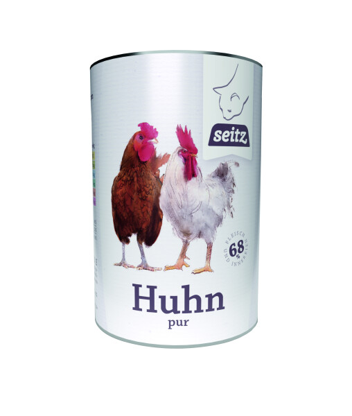 SEITZ HUHN PUR Premiumfutter KATZE feucht 400g